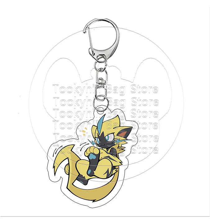 Zeraora  Acrylic Keychain Q Ve - Badminton Meme recension och pris