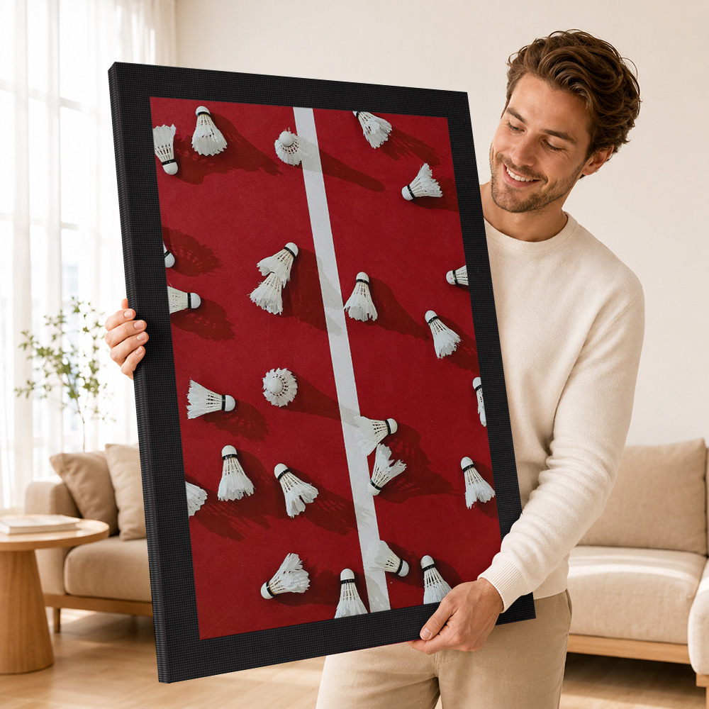 Badminton Shuttlecocks Framed  - Badminton Photo recension och pris