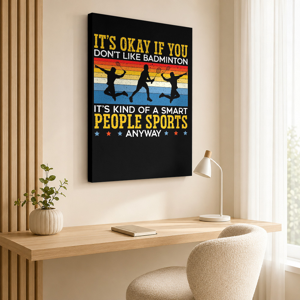 Badminton Player Canvas Poster - Badminton Photo recension och pris