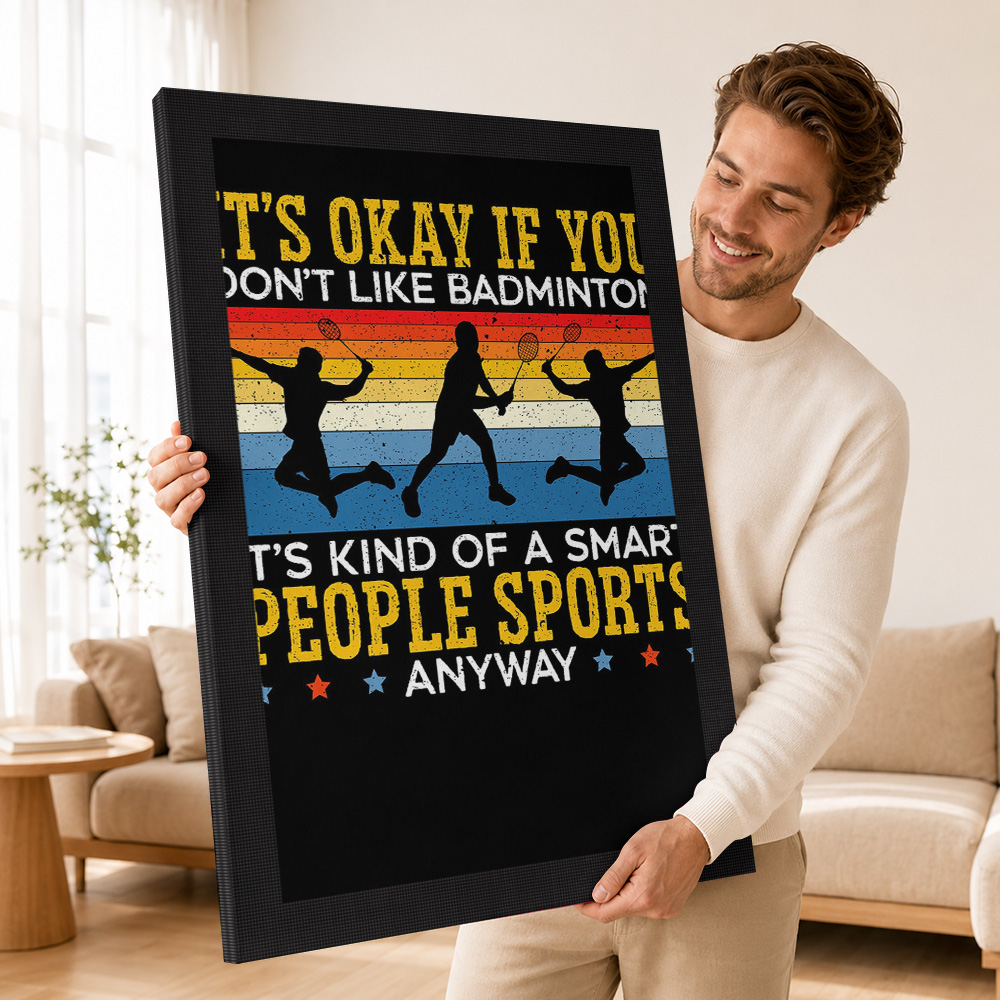 Badminton Player Canvas Poster - Badminton Photo recension och pris