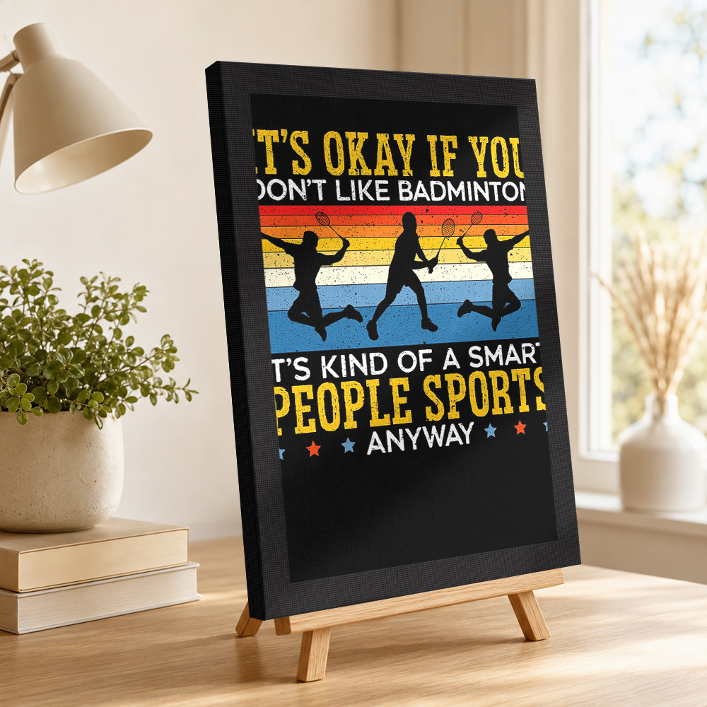 Badminton Player Canvas Poster - Badminton Photo recension och pris