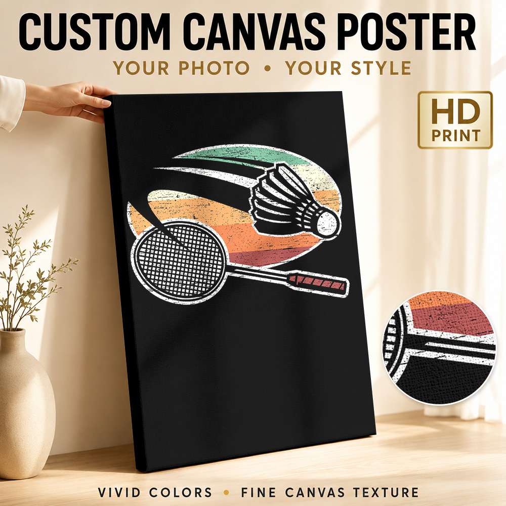 Badminton Canvas Painting Post - Badminton Photo recension och pris