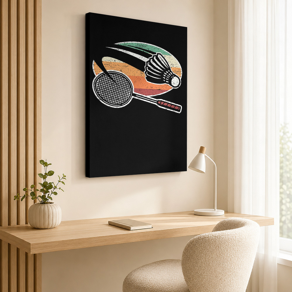 Badminton Canvas Painting Post - Badminton Photo recension och pris