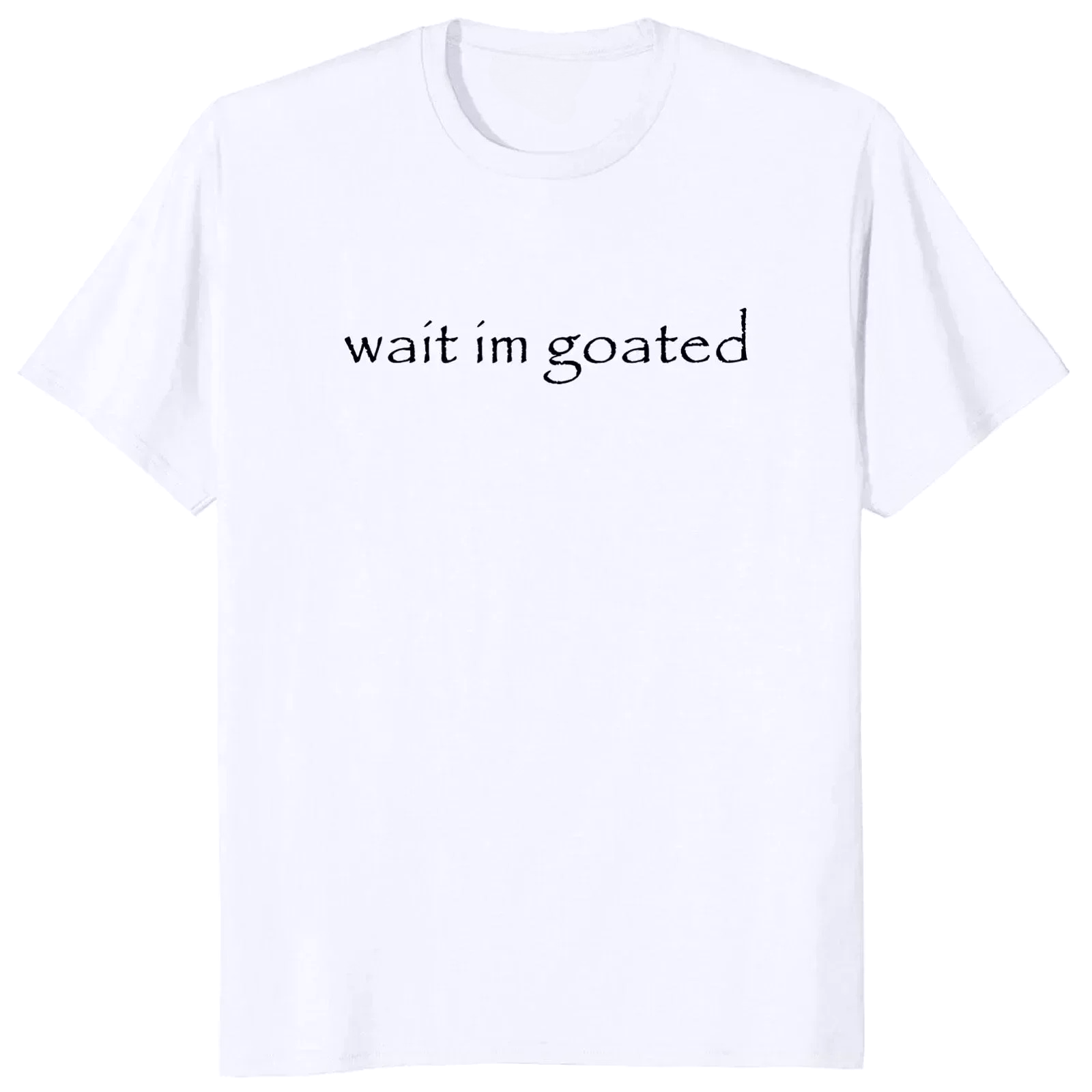 Plus Size Wait I'm Goated Shir - Badminton Meme recension och pris