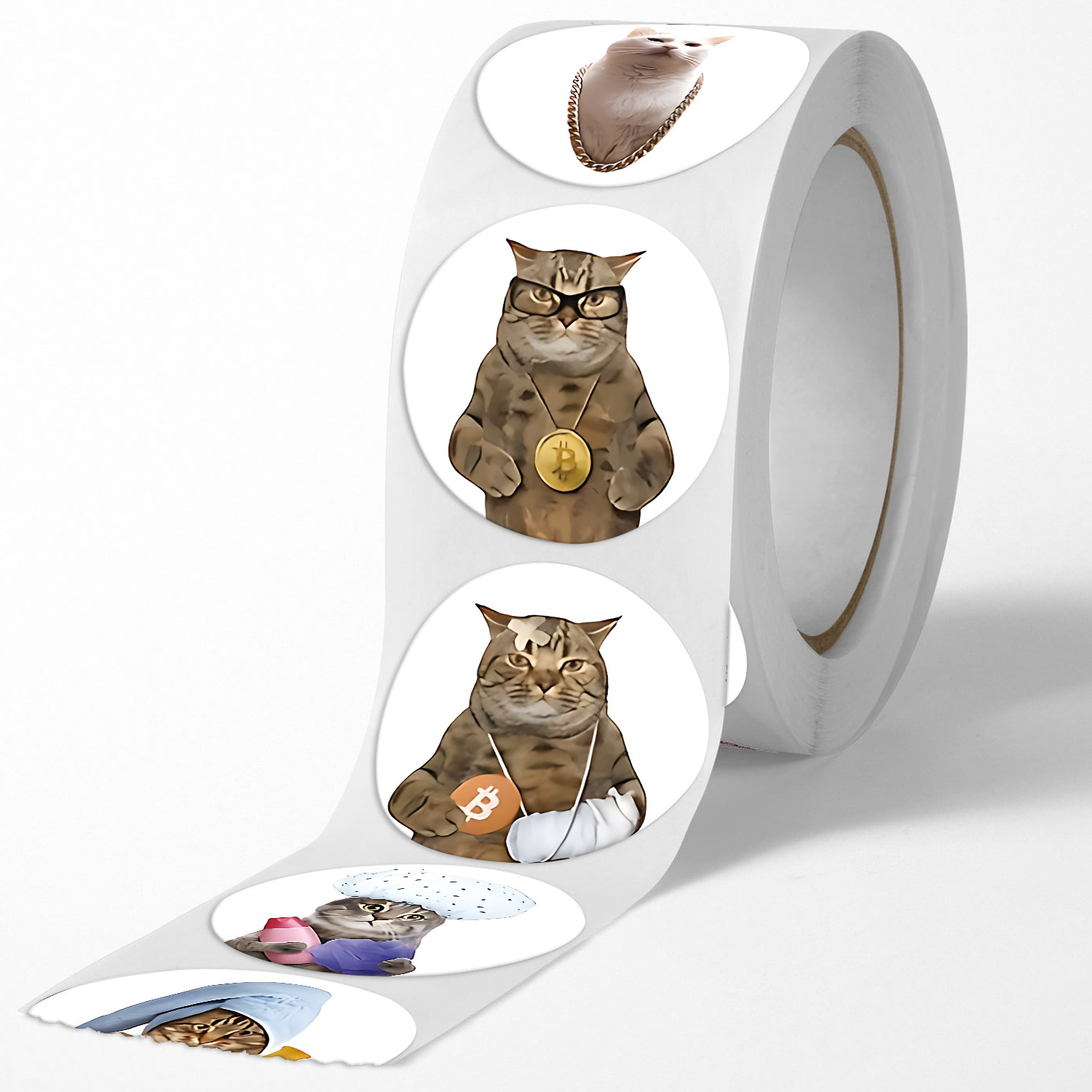 100-500pcs Funny Cat Graffiti  - Badminton Meme recension och pris