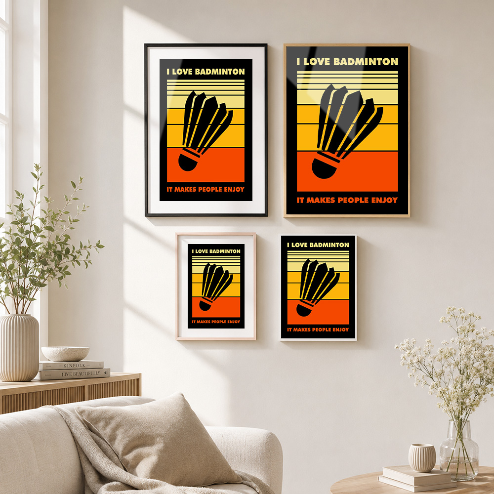 Badminton Metal Poster With Al - Badminton Photo recension och pris