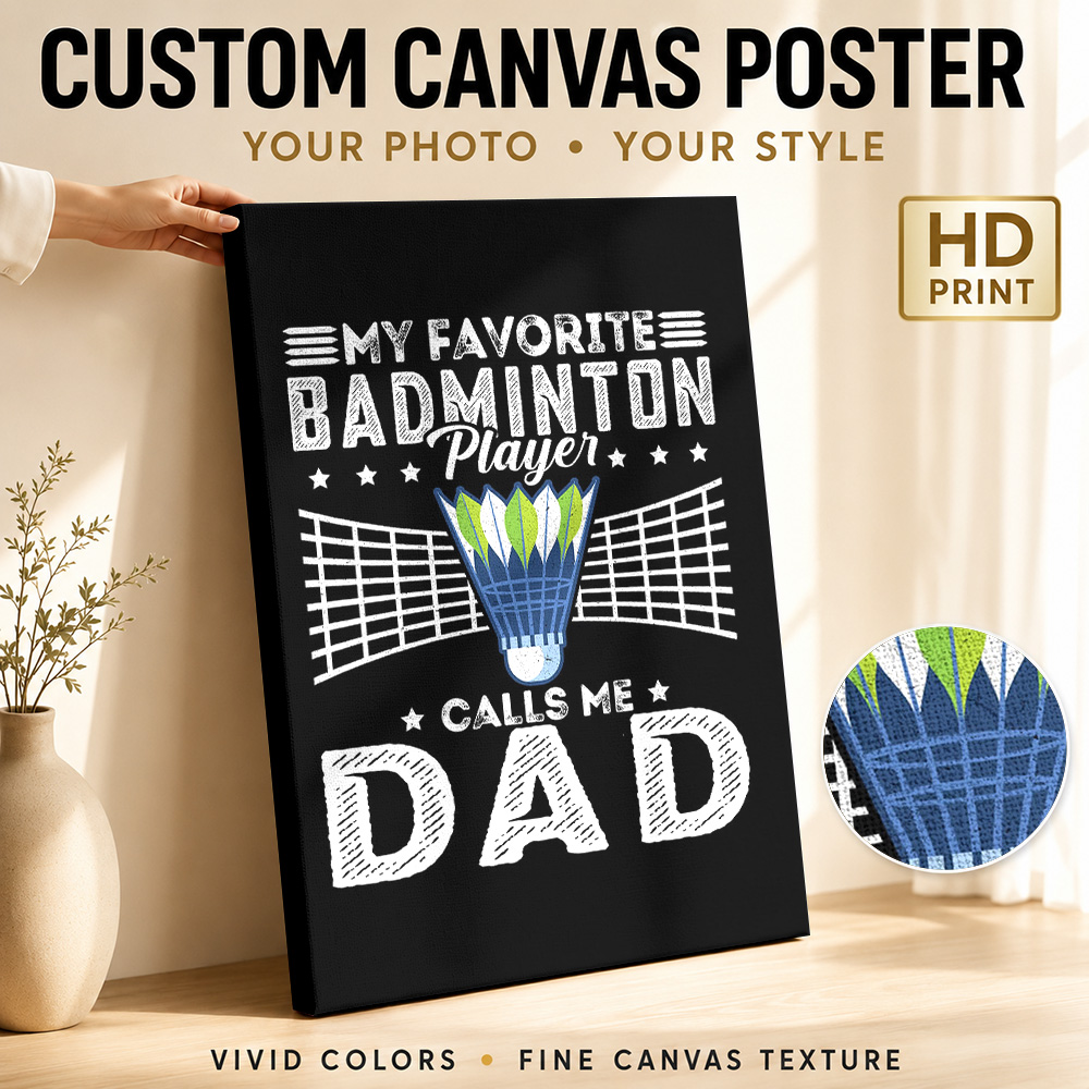 Badminton Player Calls Me Dad  - Badminton Photo recension och pris