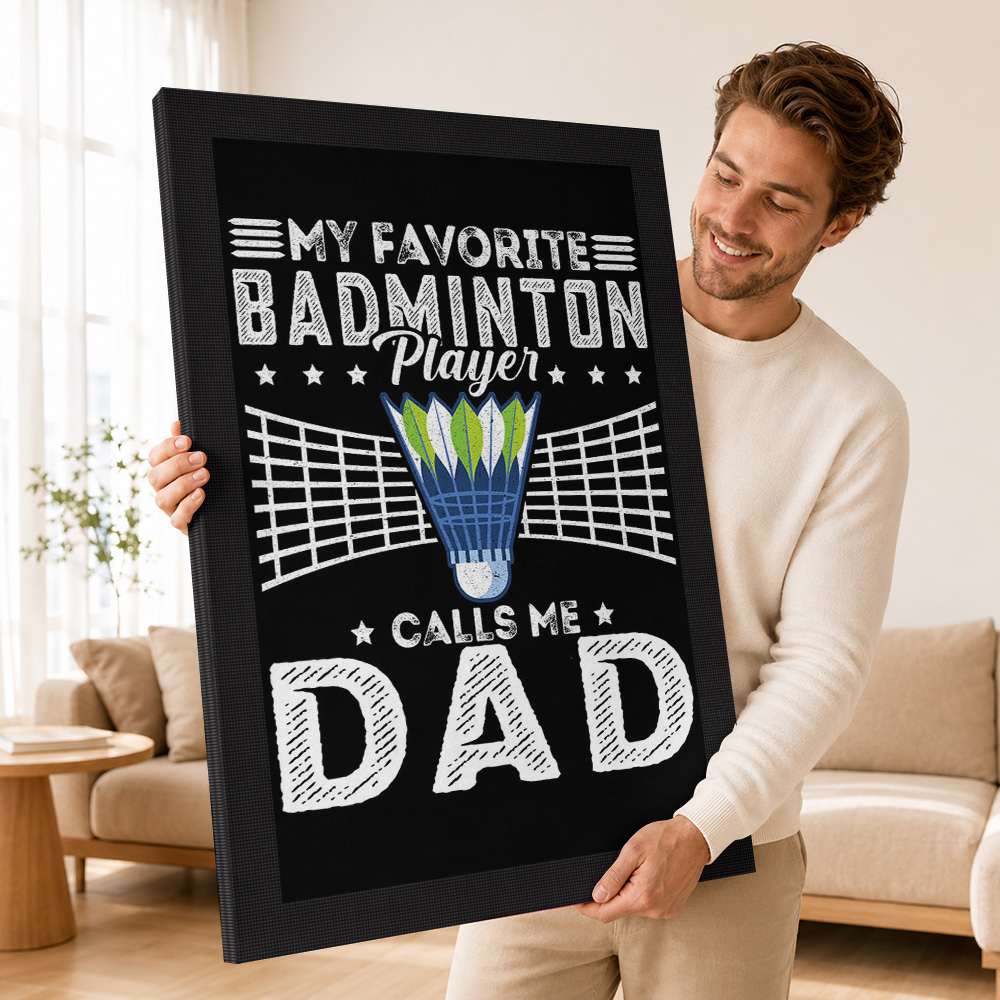 Badminton Player Calls Me Dad  - Badminton Photo recension och pris