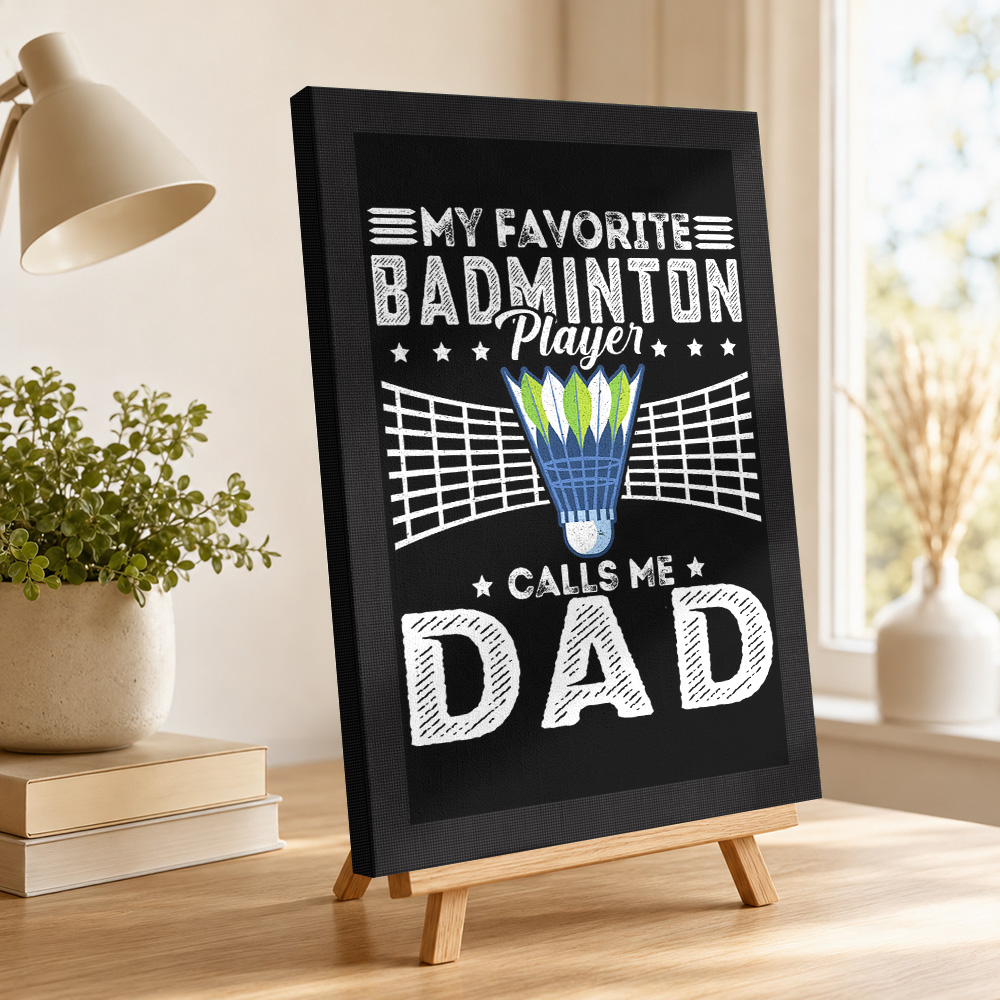 Badminton Player Calls Me Dad  - Badminton Photo recension och pris