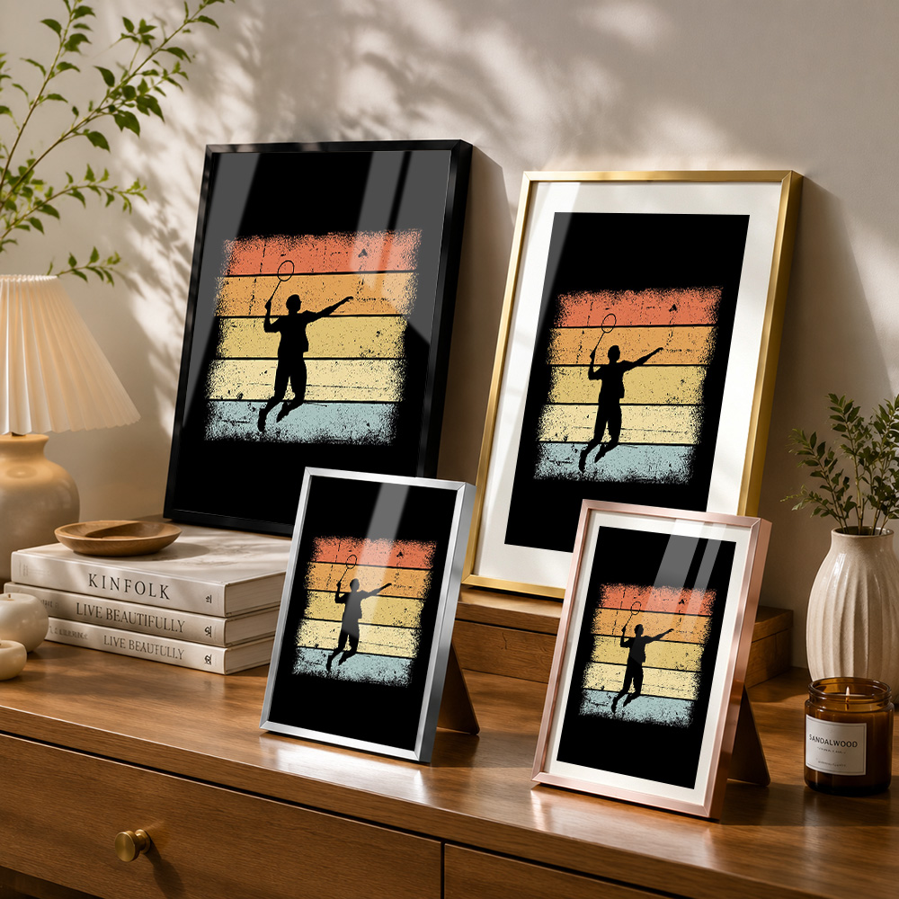 Badminton Retro Framed Aluminu - Badminton Photo recension och pris