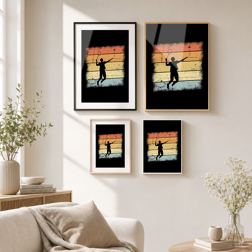 Badminton Retro Framed Aluminu - Badminton Photo recension och pris