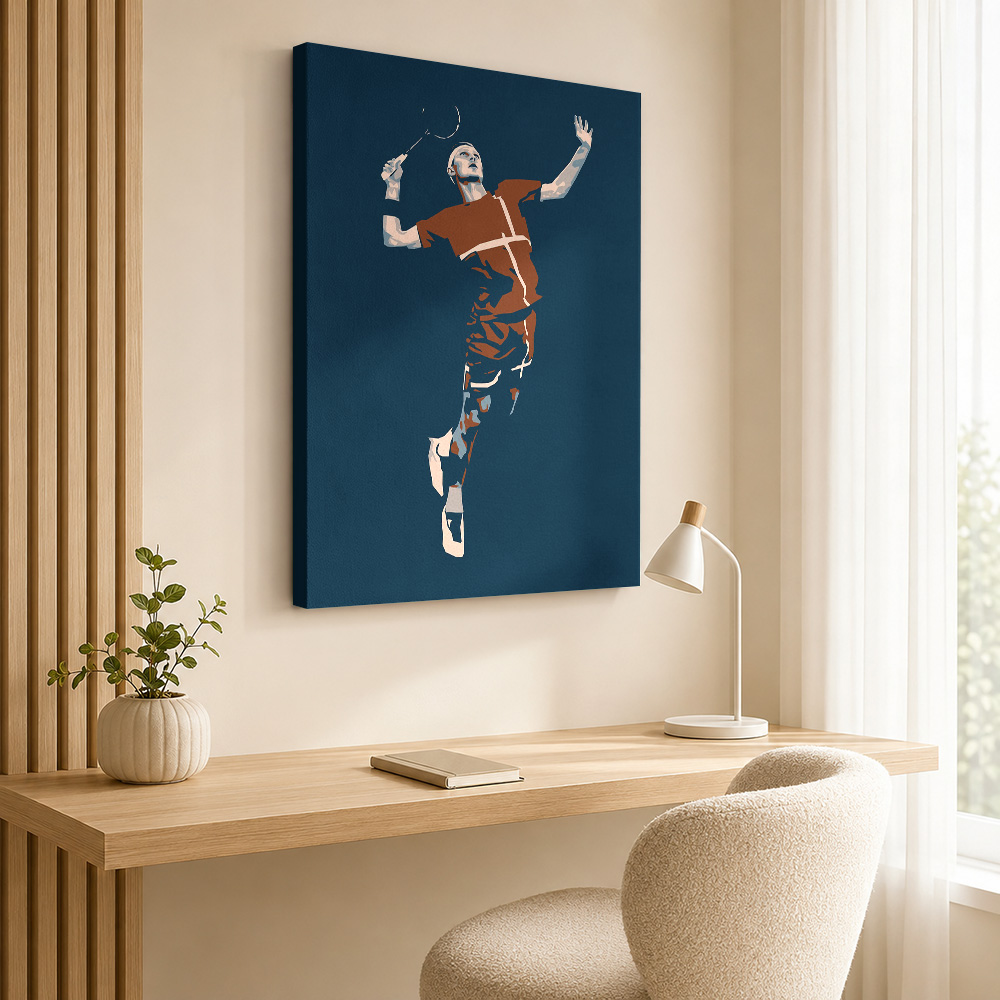 Badminton Player Silhouette Ca - Badminton Photo recension och pris